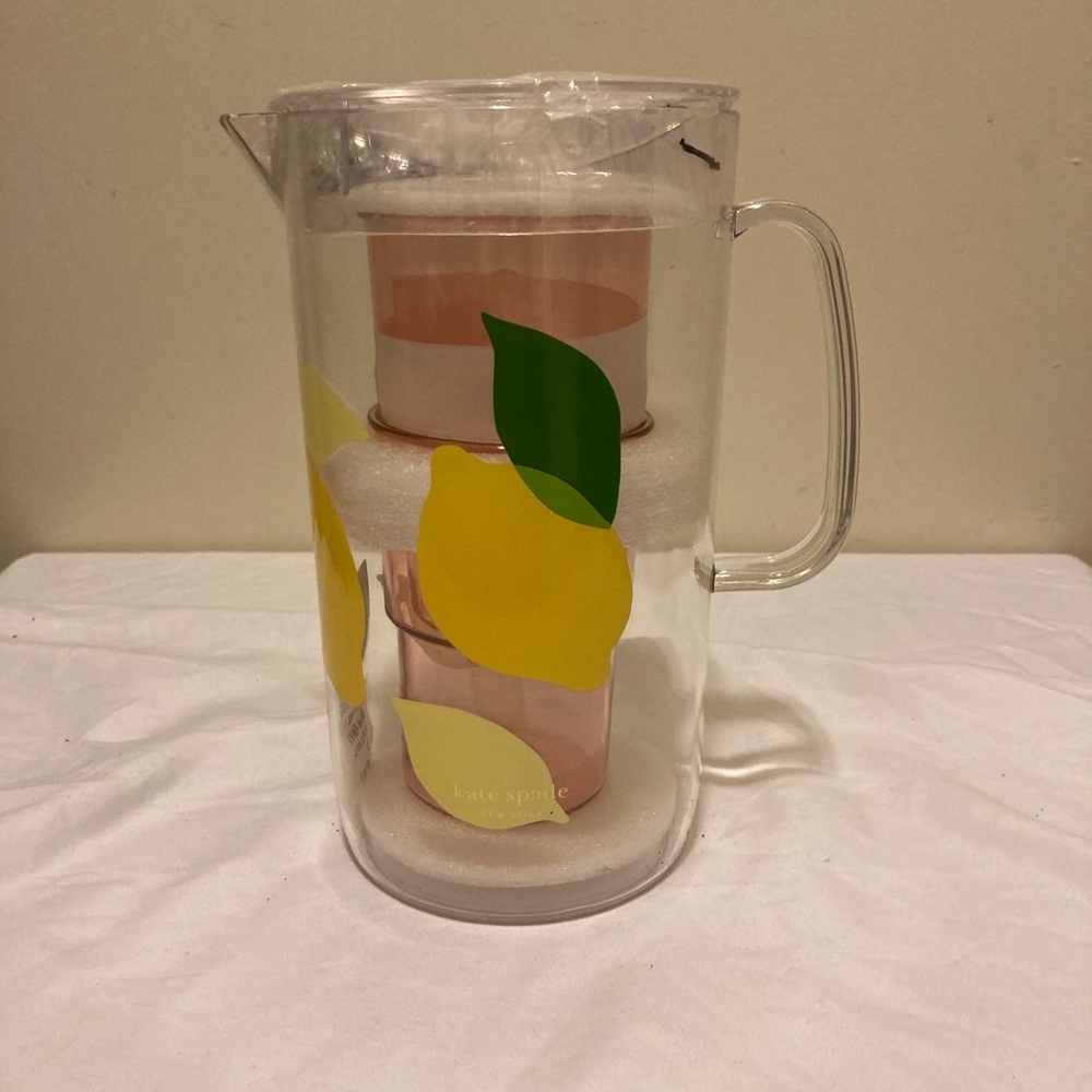 kate spade Yellow Lemon Accent Glassware